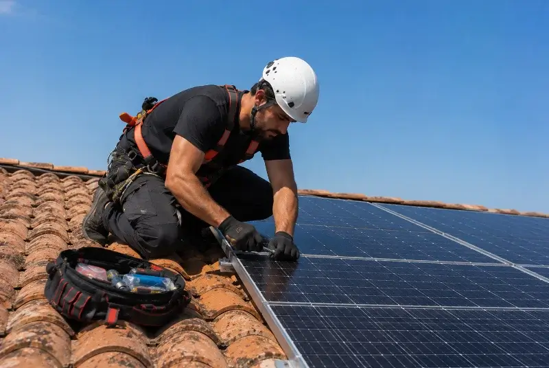 Maintenance et monitoring de panneaux solaires à la Plaine-sur-Mer